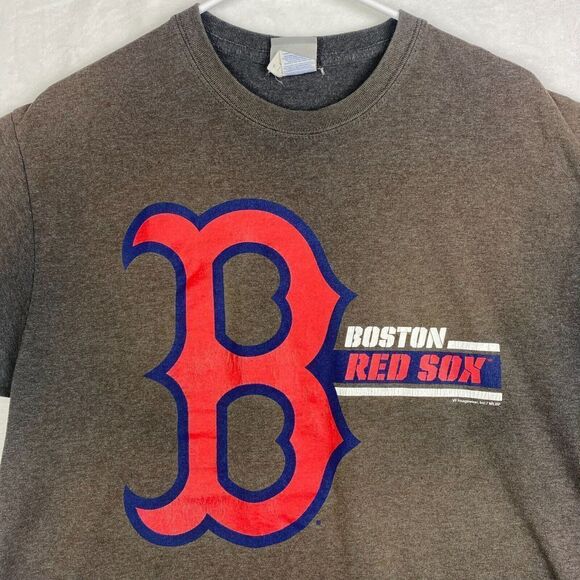 Genuine Merchandise Boston Red Sox T-Shirt Mens Large Brown Short Sleeve Casual - Picture 3 of 7